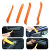 4X 1Set Plastic Auto Car Radio Panel Door Clip Panel Trim Dash Audio Removal Kit Repair Hand Cockpit Pry Tool Car Accessories