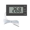 -50~300℃ Embedded Digital Thermometer LCD Display Electronic Temperature Meter For Fish Tank Aquarium Incubator Reptile Pet