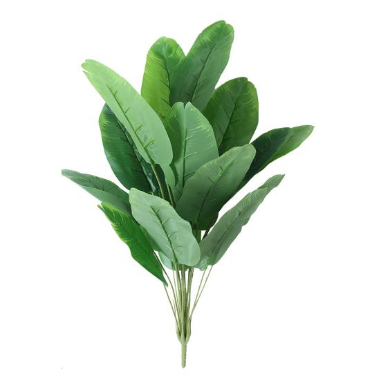 Искусственные цветы Деревья с большими листьями Растения Реалистичный вид Мелкая текстура