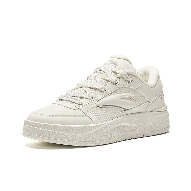 Anta Easy To Clean Trendy Casual Wear Durable Low-Top Skate Shoes Women Sneaker White 922438012-6