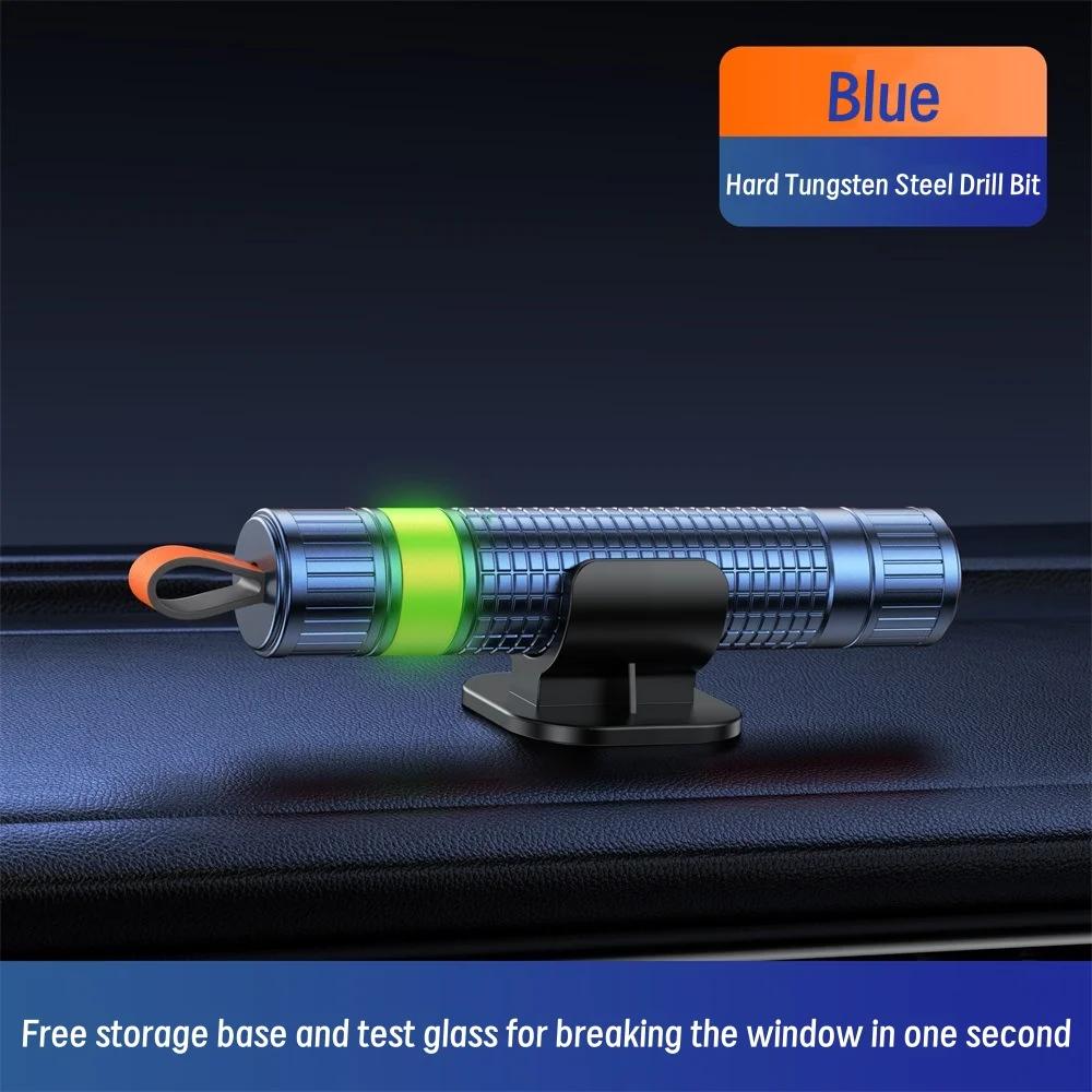 Stylish Car Safety Hammer, Window Breaking Tool, Emergency Aluminum Alloy Escape Hammer In Car, Available In Four Colors
