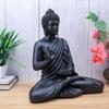 Полимерный мрамор Медитирующий Будда Гаутама Будда Статуэтка Лорда/Идол/Мурти Подарочные предметы Экспонат для домашнего декора Украшения Подарки (Будда_7) черный