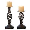 Atmosphere Restaurant Cafe Candlelight Candlestick Wedding Candlelight Dinner Prop Table Decoration Retro Candlestick Decoration