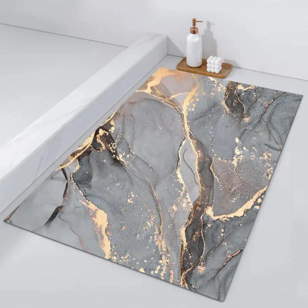 Суперабсорбирующий коврик для пола из диатомита, коврик для ванной, коврик для туалета, коврики для ног, для ванной, нескользящий, для душа