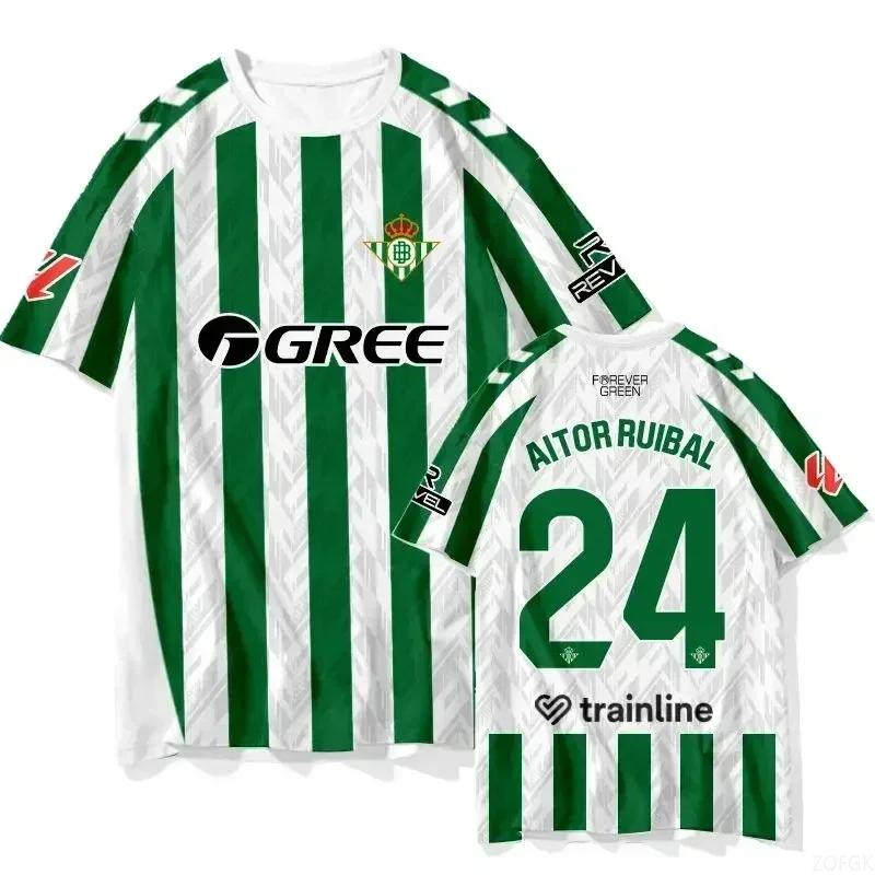 Новая Летняя Футболка для Футбольной Тренировки Игрока Футбольная Форма Взрослые Дети Спортивная Одежда Быстросохнущие Топы Повседневные Футболки Y2K