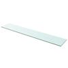 Clear Glass Shelf Panel - VIDAXL - 110 X 20 Cm - Scandinavian - Modern