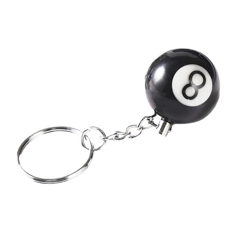 Мода Креативный Бильярд Пул Брелок Стол Шар Брелок Счастливый Черный №8 Брелок 32мм Смола Шар Ювелирный Подарок