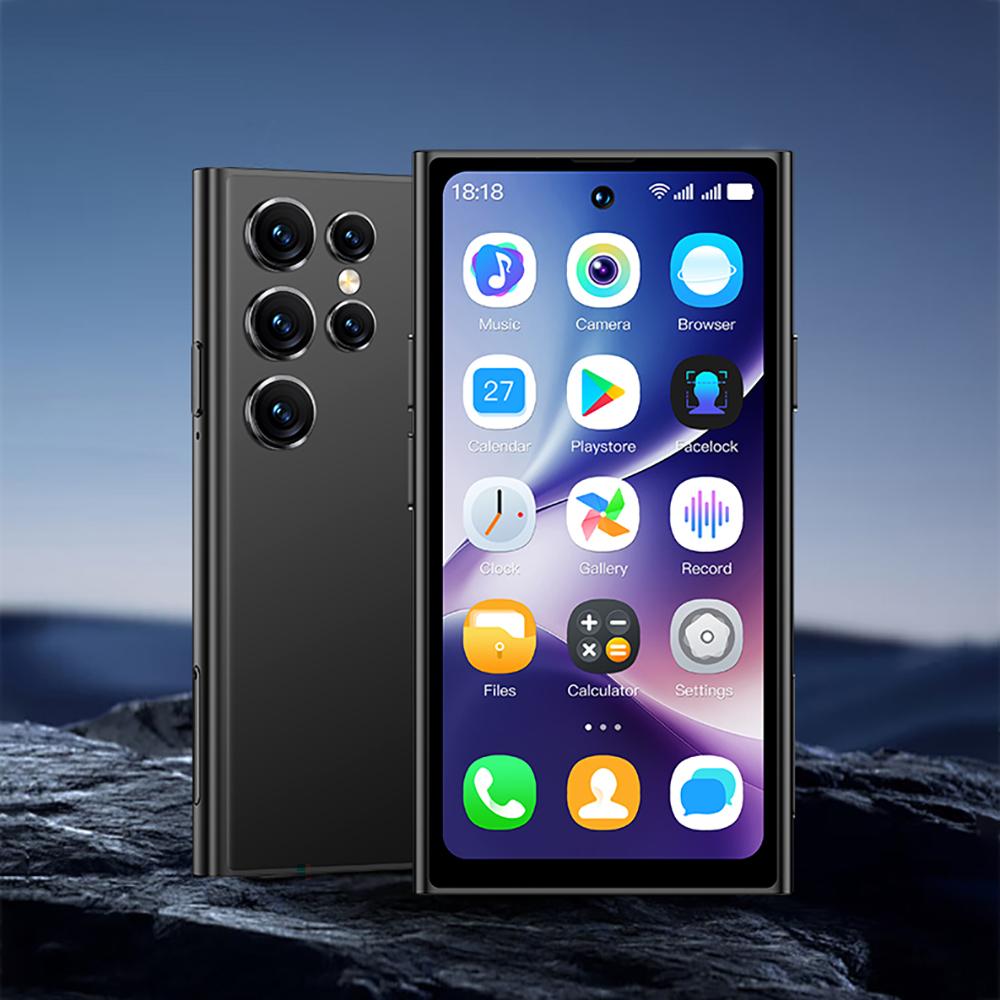 S25 Pro 3G Мини Мобильный Телефон WCDMA 4.0inches Четырехъядерный 2 ГБ ОЗУ 16 ГБ ПЗУ Type-C 2000 мАч Распознавание Лиц Android Смартфон