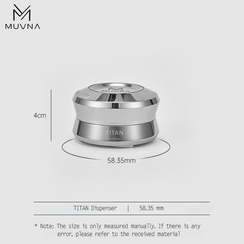 Темпер для эспрессо MUVNA V2, давление 30 фунтов, пружинный тампер для кофе, гравитационный распределитель из нержавеющей стали с адаптивной высотой, новый комплект
