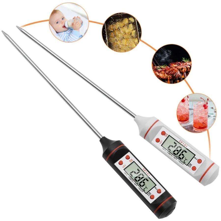 Food Thermometer TP300 Kitchen Thermometer Electronic BBQ Oven Temperature Meter for Meat Water Milk Cooking Probe Kitchen Tools
