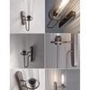 American Retro Industrial LED Wall Lamp Nordic Luxury Glass Crystal Bedside Corridor Mirror Sconces Home Lighting