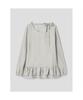 8SECONDS Layered Long Sleeve Blouse Khaki