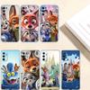 MH158 Чехол для телефона Zootopia для Motorola G34 G32 G31 G14 G15 G84 G62 E32 G24 G72 G71 G73 G85 G200 G60 G52 G51 G50 G42 G41 G32 G30
