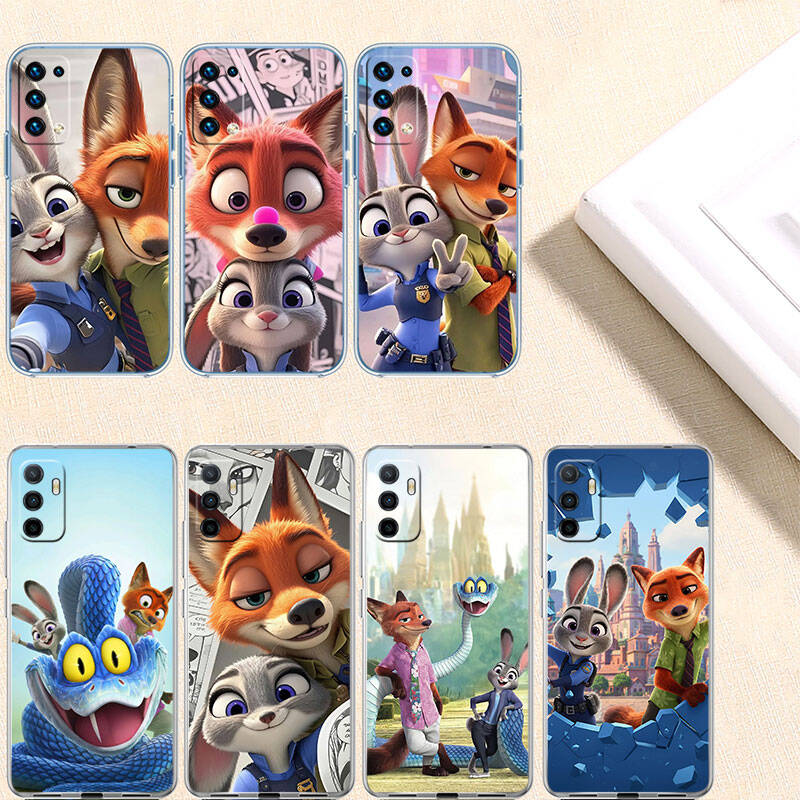 MH158 Чехол для телефона Zootopia для Motorola G34 G32 G31 G14 G15 G84 G62 E32 G24 G72 G71 G73 G85 G200 G60 G52 G51 G50 G42 G41 G32 G30