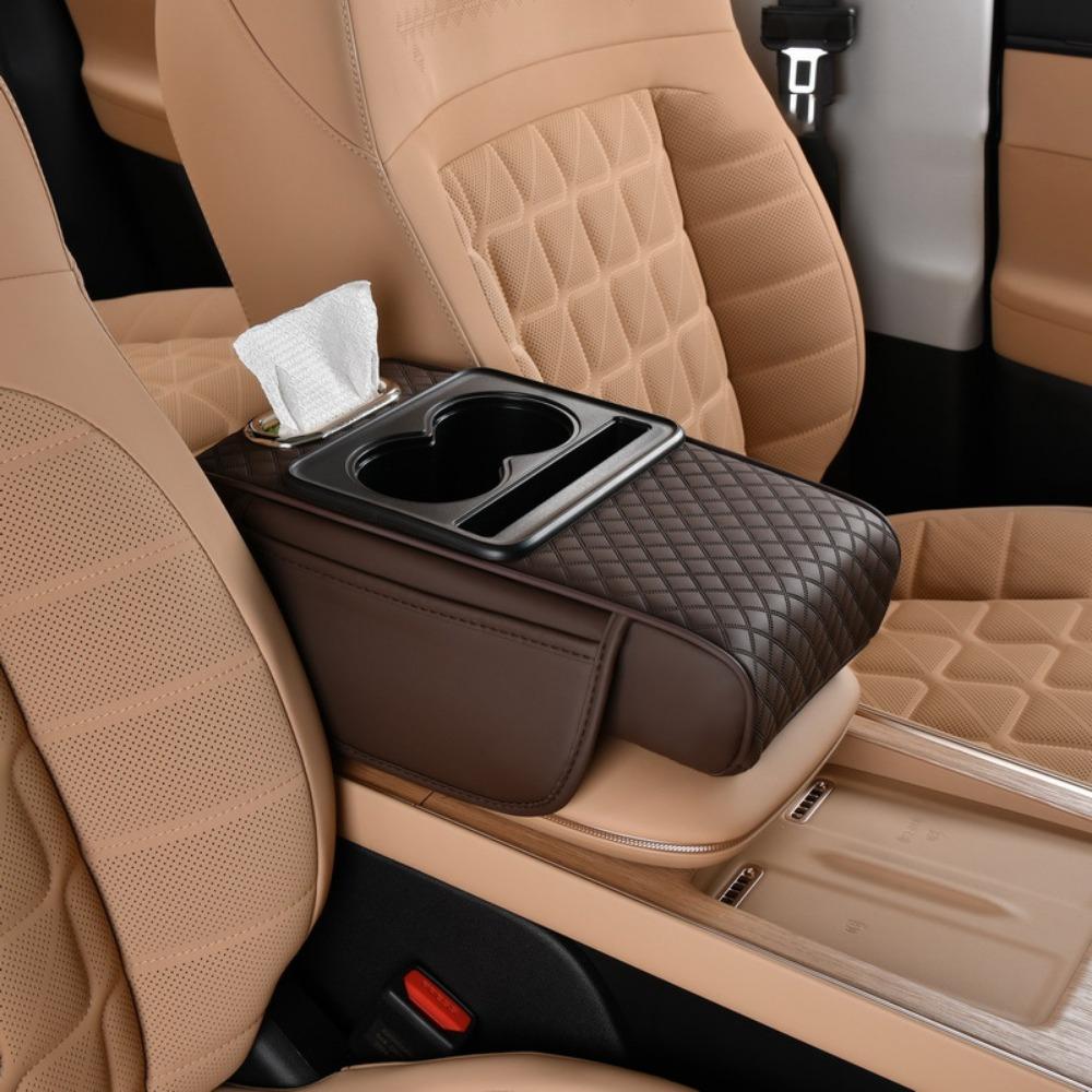 Side Storage Pockets Car Console Console Pillow Large Capacity Auto Armrest Cover Trucks