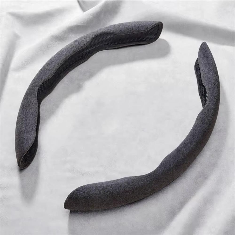 38CM Steering Wheel Cover Solid Color Steering Wheel Decoration High Quality Automotive Interior