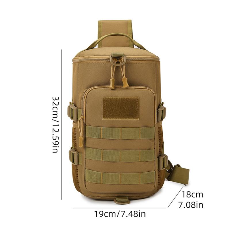 Тактическая альпинистская нагрудная сумка для мужчин, для пеших походов, кемпинга, рыбалки, велоспорта, на плечо, через плечо, спортивная, для активного отдыха, путешествий, тренировок, поясная сумка