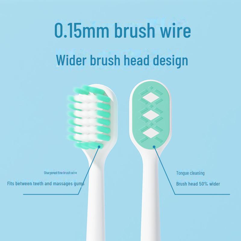 Soft Bristle Adult Toothbrush with Patented Wide Head Design