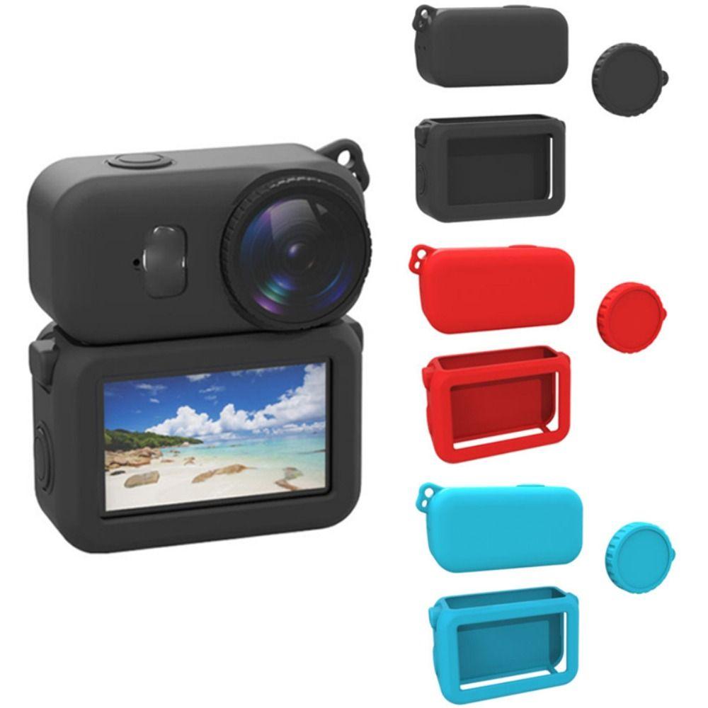 1 Set Lens Cap Silicone Case Camera Body Protector Soft Shell for DJI Osmo Nano Accessories