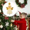 Забавный набор для изготовления рождественских пуговиц Многоразовое маленькое рождественское украшение на елку Креативные пуговичные украшения в качестве подарка для рождественского носка
