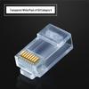 Экранированный разъем RJ45 Cat 6A/5E для гигабитной сети, широкополосного доступа и телефона
