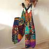 Women's Loose Casual One-piece Summer Floral Print Jumpsuit