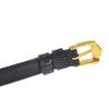 GUCCI Sherry Watches gold blackDial Plated Gold/Stainless Steel Quartz Analog display Women Used