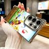 P-Pikmins Cute Game Soft Phone Case For Samsung Galaxy S26 Ultra S25 Edge S24 FE S23 Plus S22 S21 + S20 Plating Anti-Fall Fundas