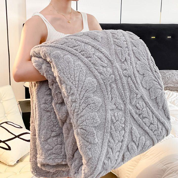 Одеяло из бархата Тафу, супертолстое теплое одеяло, зимнее толстое фланелевое простынь-одеяло