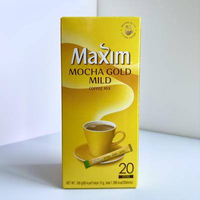 Maxim Мокко Gold MILD 20 стиков 240г/Корейский кофейный микс
