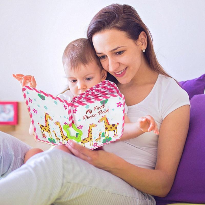Baby Soft Cloth Album First Year Family Memory Album Baby Photo Photo Album For Kid Birthday Family Wedding Memory Gift