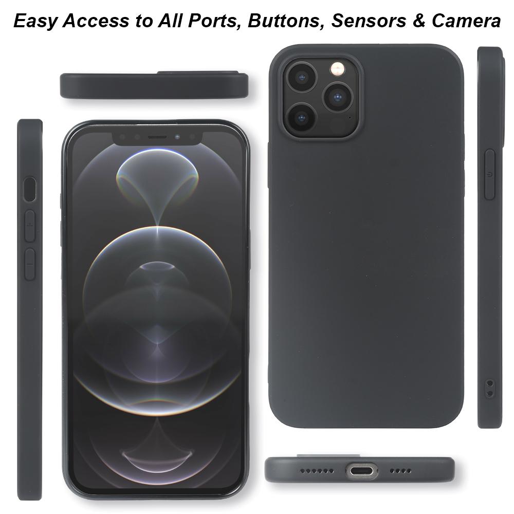 For iPhone 12/12 Pro Case GRS Certified RCS Eco-Friendly Material Single Side Matte Slim Anti Drop Phone Cover