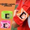 Soccer Captain Armband Adjustable Captain "C" Arm Band Elastic Soccer Basketball Player Bands for Adults Youths