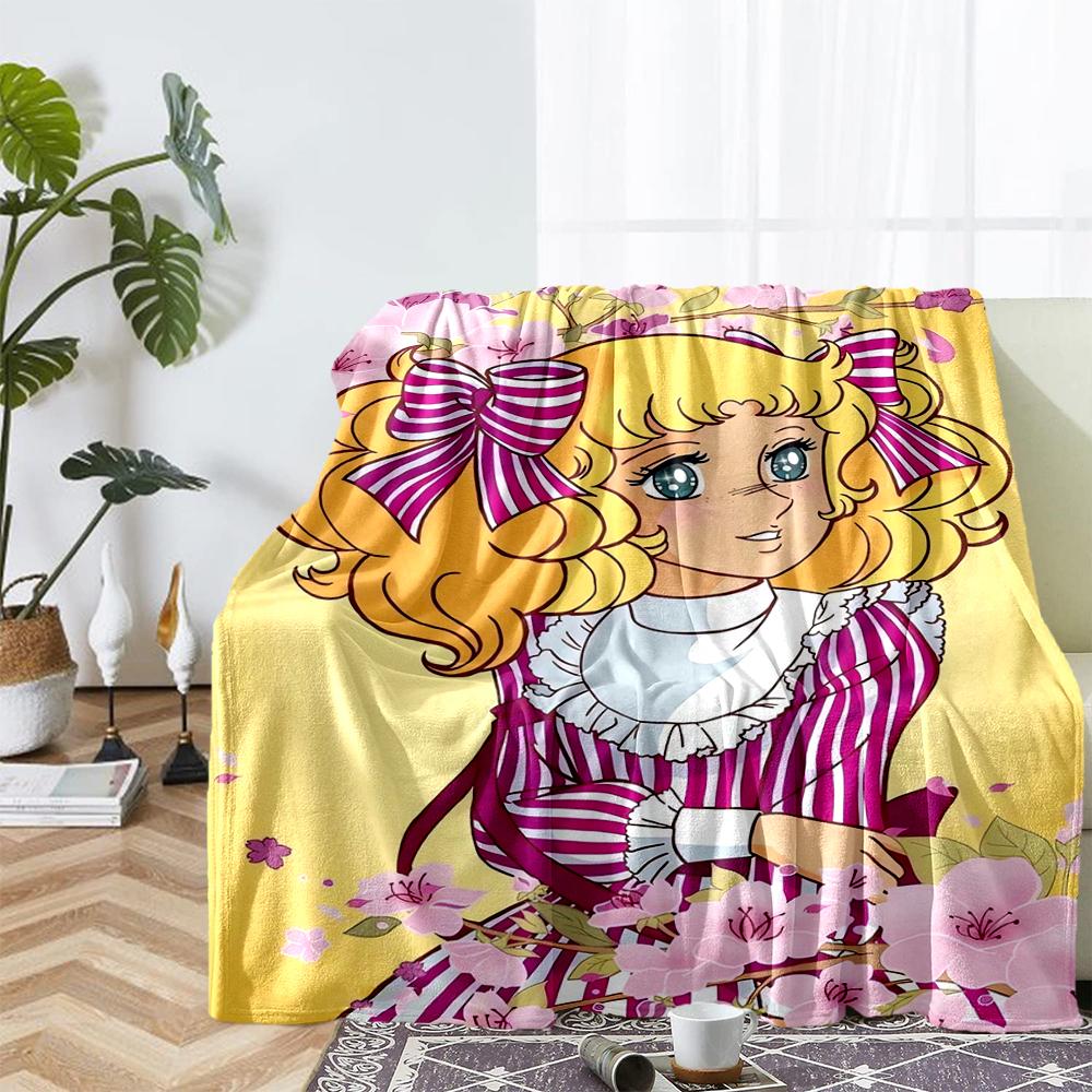 The Rose of Versailles Theme Printed Blanket - Perfect for Couch, Bed, Travel & Outdoor Use | Machine Washable, Cozy & Durable.