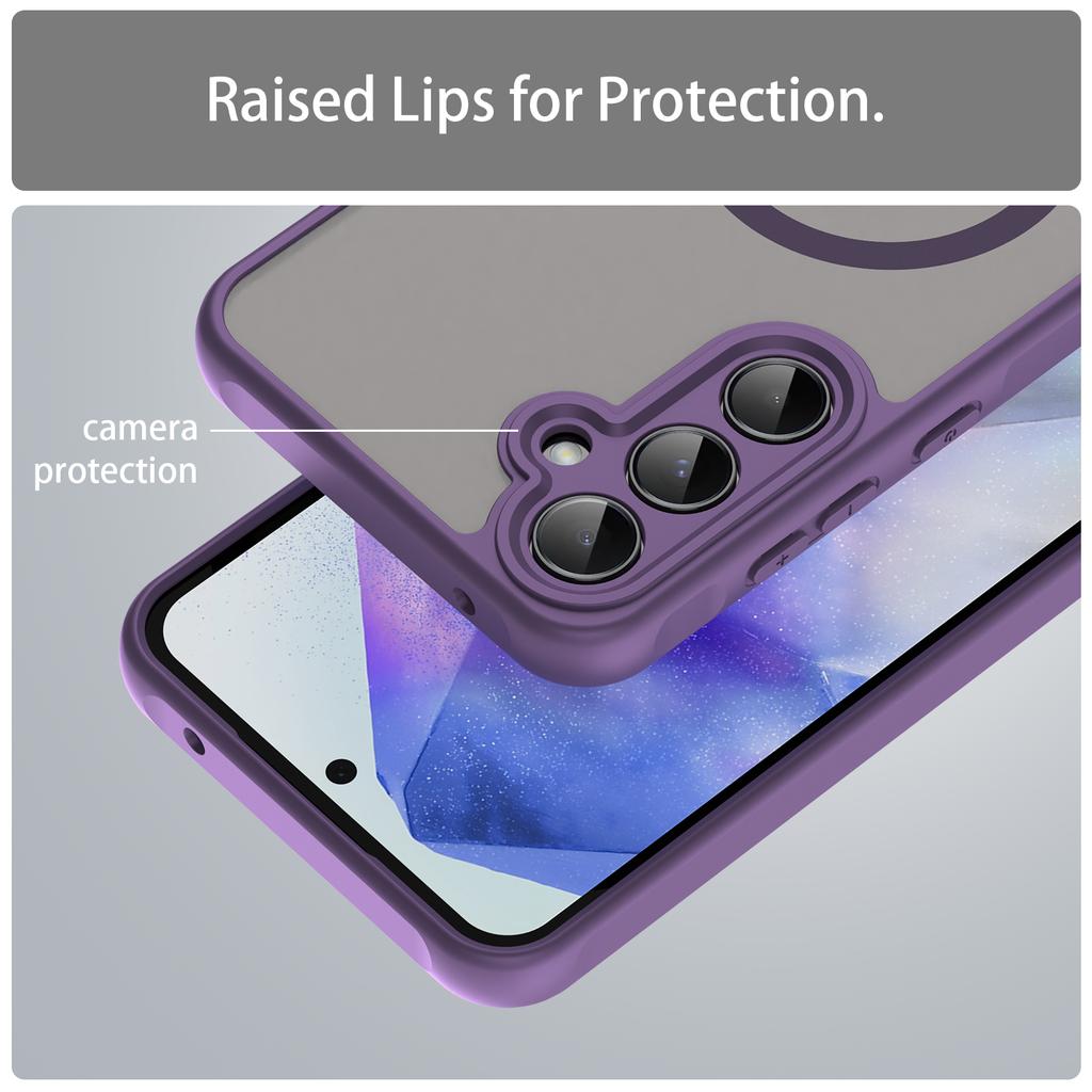 Samsung Galaxy A35 5G Phone Case, Magnetic Shockproof Phone Case Cover for Samsung Galaxy A35 5G