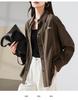 Design Sense Splicing Long-Sleeved Shirt for Women