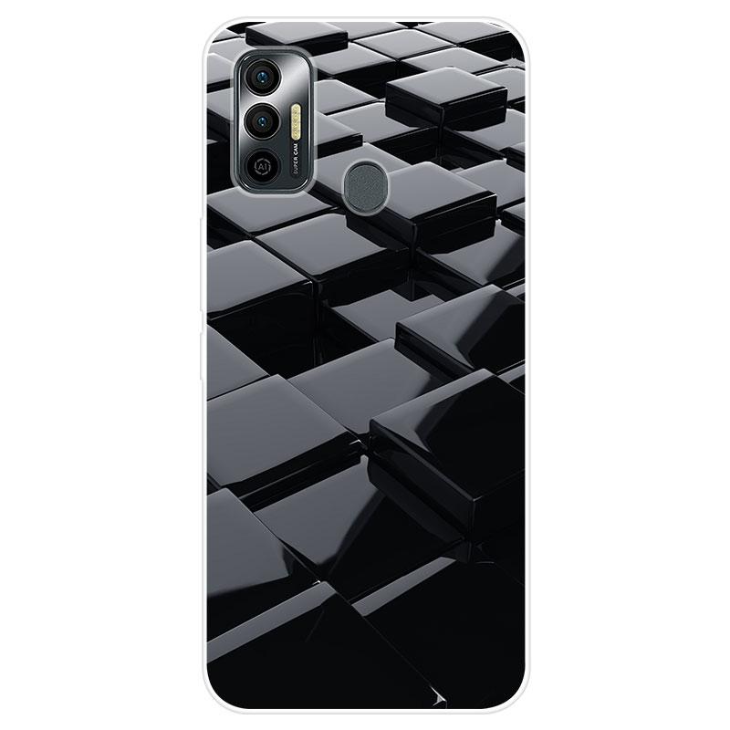 Чехол для Tecno Spark 7, мягкий силиконовый чехол для Tecno Spark 5, окрашенная задняя крышка из ТПУ