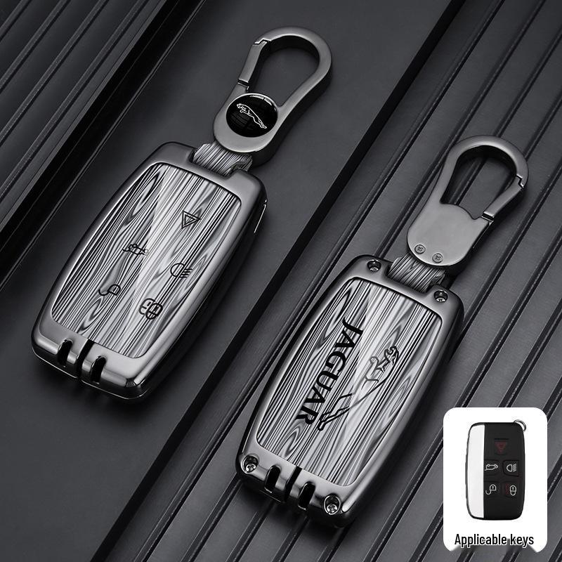 23 Jaguar XFL/XEL/F-Pace/XJL/F-Type/E-Pace Key Case with Metal Buckle for Men & Women