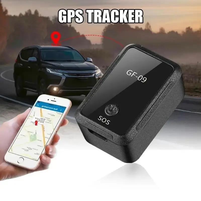 Magnetic GF09 GSM Mini GPS Tracker 2G Real TimeTracking Locator-Device Mini GPS Real Time CarLocator Tracker Tracking Device