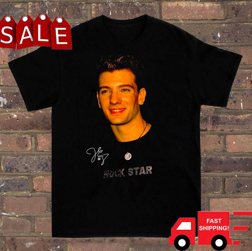 Я люблю его Jc Chasez NSYNC Фирменная футболка Классическая черная Унисекс Унисекс Футболка