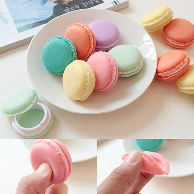 Cute Candy Color Macaron Mini Storage Box Jewelry Box Pill Case Birthday Gift