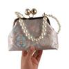 Pearl Embroidery Banquet Bag Shoulder Ladies Shell Bag Portable Hanfu Clutch Bag  Women