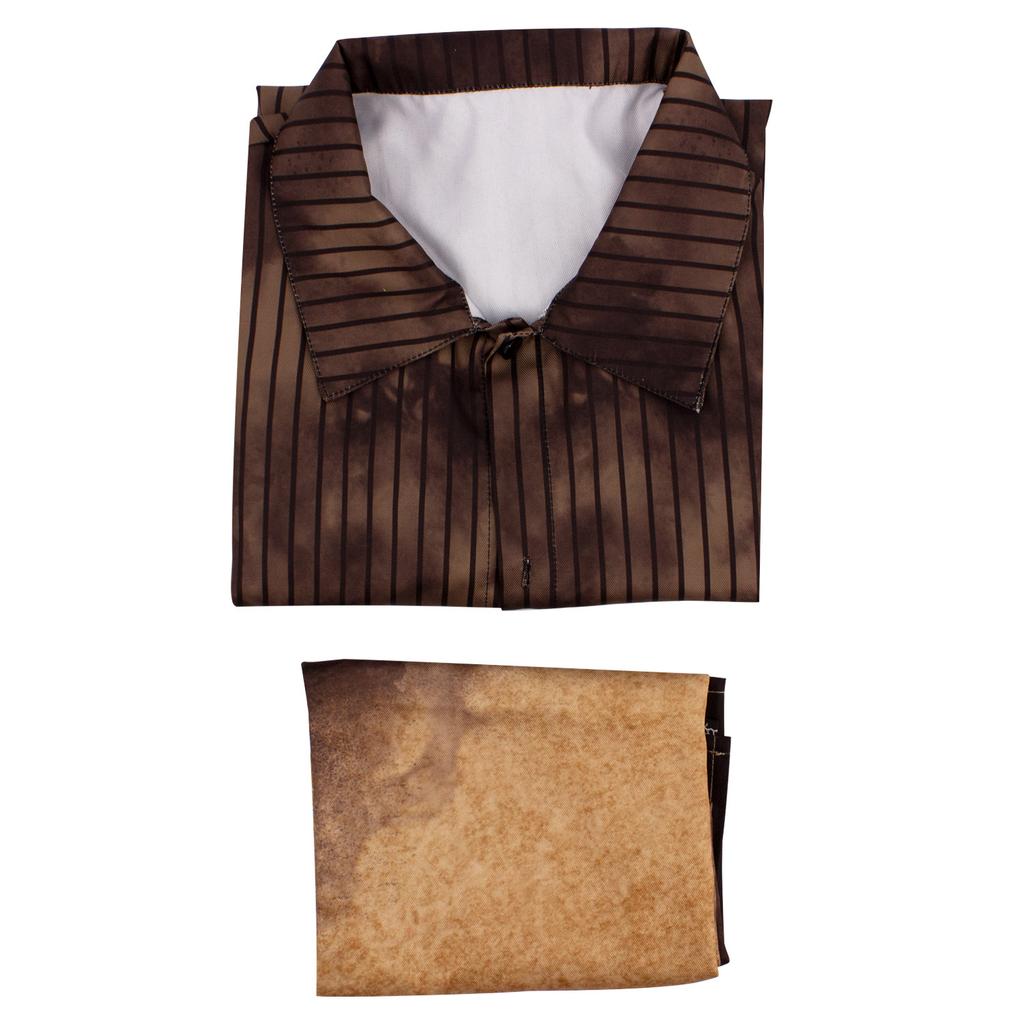 Костюм для косплея Кожаное лицо из фильма, Топ мясника с человеческим лицом, Фартук, Полный комплект для мужчин, Костюм для Хэллоуина, карнавальной вечеринки