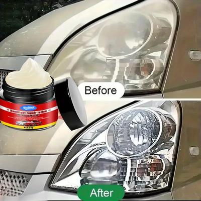 Жидкость для восстановления фар Автомобильная фара Окисление Пожелтение Царапины Помутнение Улучшение