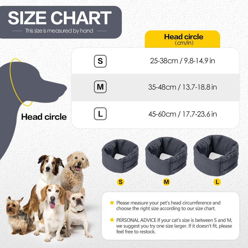 Dog Calming Hoodie with Noise-Reducing Ear Covers for Anxiety Relief - Soft Headband Muff for Dogs