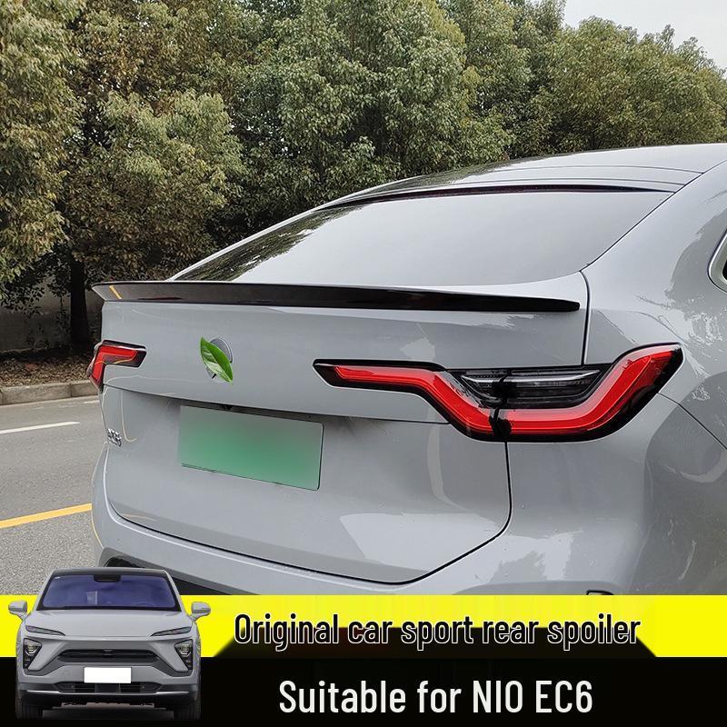 Задний спойлер на крышу Nio EC6: Клейкое крепление, модификация заднего крыла без сверления