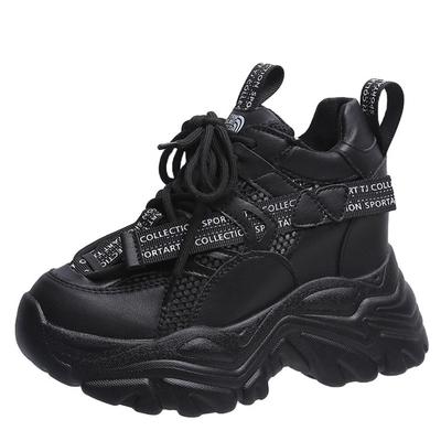 Модные женские кроссовки на высокой платформе, дышащие спортивные кроссовки, повседневные, с толстой подошвой, сетчатые, массивные, женские кроссовки Zapatos Mujer 12 см