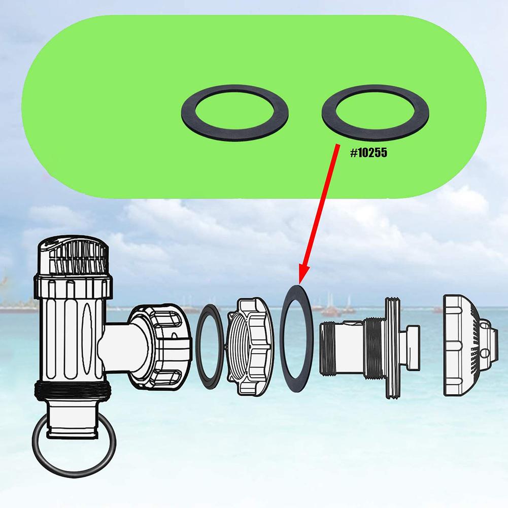 Запасная часть 10255 Резиновая шайба-уплотнение 2 шт. Плоский сетчатый фильтр для Intex