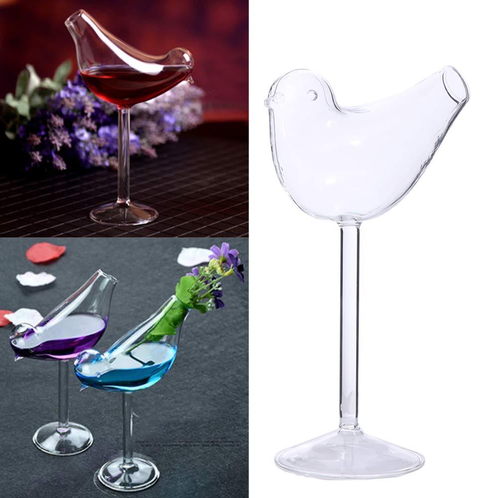 Бокал для сока в форме птицы, креативные бокалы для вина, молекулярная гастрономия, стеклянный бокал, для дома