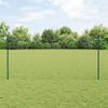 VidaXL Euro Fence with 11 U-Posts Green 1.2x25 M Steel 3336018